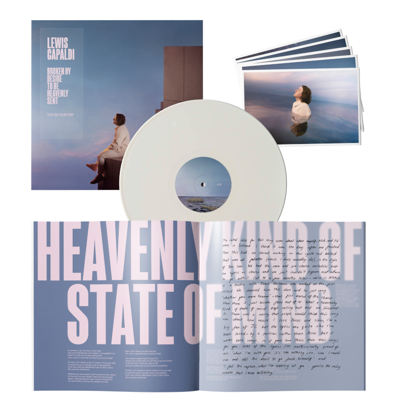 Lewis Capaldi Broken By Desire To Be Heavenly Sent Exclusive Heavenly Pink  Vinyl